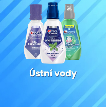 ústní vody Crest ústní vody Crest