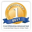 Prestižní internetovou stránkou BestCovery.com ohodnoceny jako nejlepší způsob bělení zubů.
