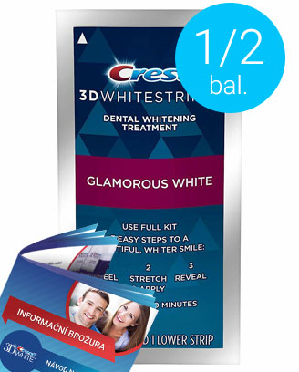 1/2 balení Glamorous White - 14 pásků (7 + 7) [-540 Kč]