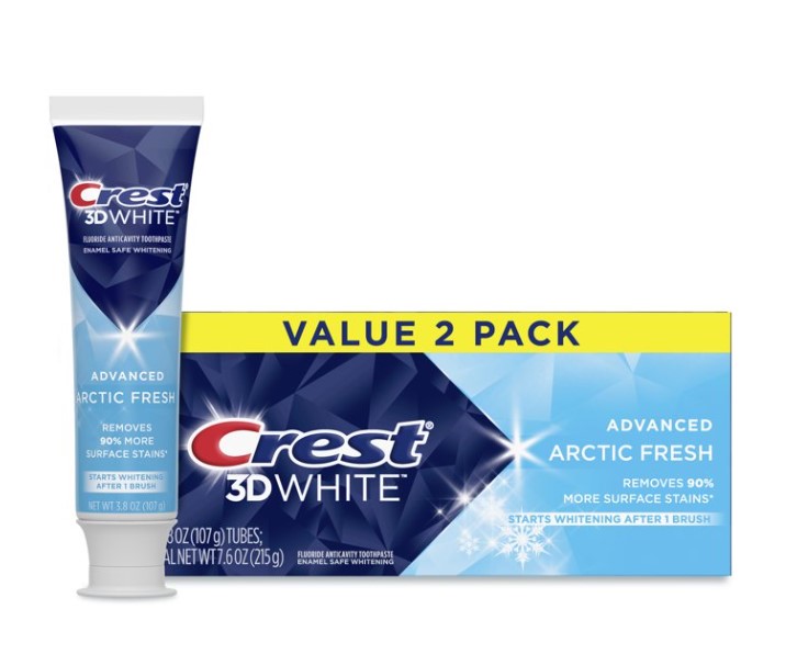 Výhodné 2balení Crest 3D White ADVANCED ARCTIC FRESH