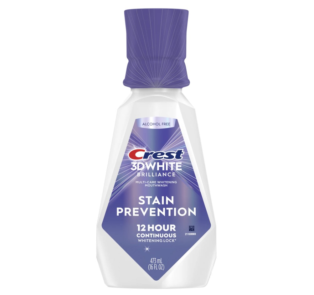 Ústní voda Crest 3D White BRILLIANCE STAIN PREVENTION (473 ml)