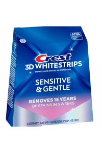 Bělicí pásky na citlivé zuby Crest Whitestrips SENSITIVE & GENTLE