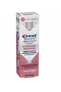 Bělicí zubní pasta Crest 3D White BRILLIANCE 4% Hydrogen Peroxide