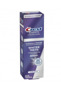 Bělící zubní pasta Crest 3D White PROFESSIONAL 4% Hydrogen Peroxide ULTRA WHITE