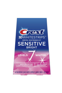 Bělící pásky na citlivé zuby Crest 3D Whitestrips SENSITIVE Bright