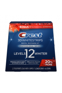 Bělící pásky Crest 3D White Professional Bright + BONUS: 4 Professional Whitestrips
