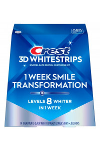 Bělicí pásky Crest 3D Whitestrips 1 WEEK SMILE TRANSFORMATION