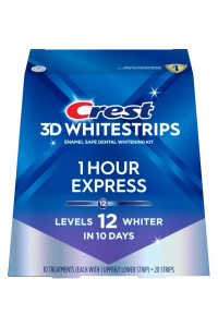 Bělící pásky Crest 3D White 1-hour Express