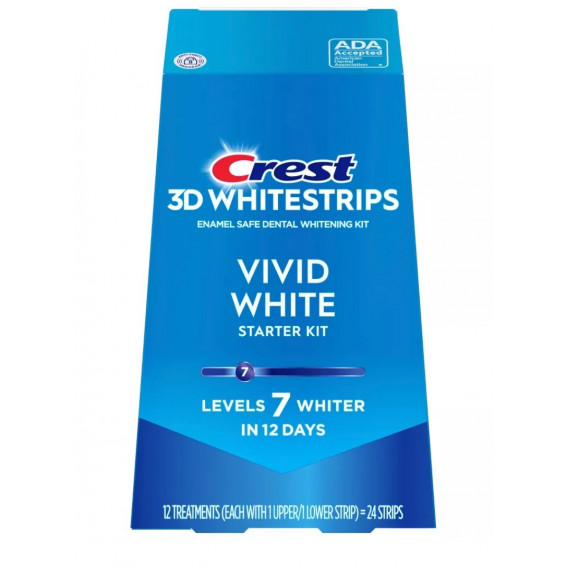 Bělicí pásky Crest 3D Whitestrips VIVID WHITE