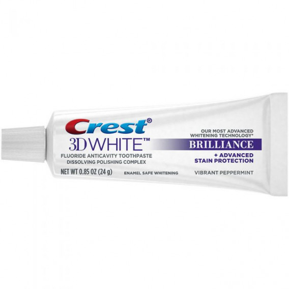 Vzorek bělící zubní pasty Crest 3D White BRILLIANCE