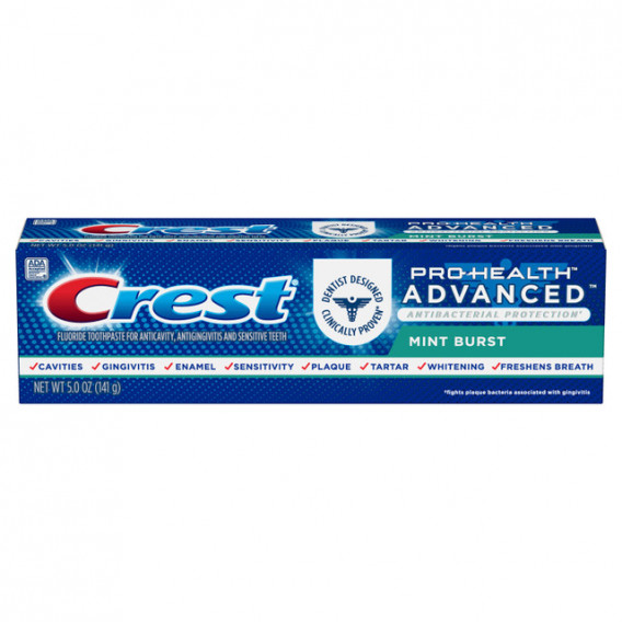 Zubní pasta Crest Pro-Health Advanced ANTIBACTERIAL PROTECTION Mint Burst