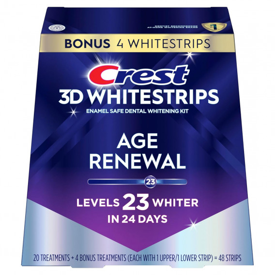 Bělící pásky Crest 3D Whitestrips AGE RENEWAL