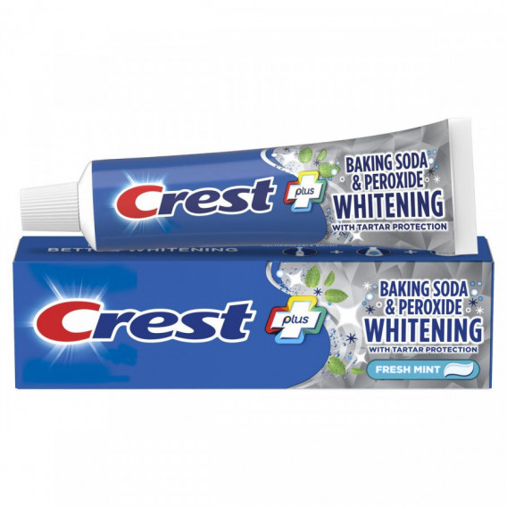 Bělící zubní pasta Crest PLUS Baking Soda & Peroxide WHITENING (161 g)