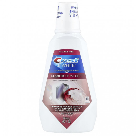 Ústní voda Crest 3D Glamorous White (946 ml)