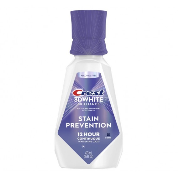 Ústní voda Crest 3D White BRILLIANCE STAIN PREVENTION (473 ml)