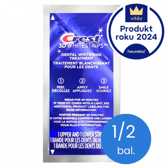 Polovičné balení Crest 3D Whitestrips PROFESSIONAL WHITE